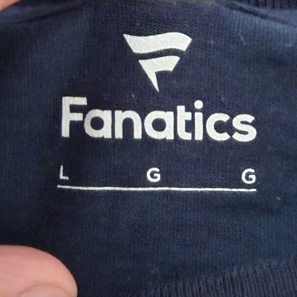 Atlanta‎ Braves Fanatics MLB Baseball T Shirt Size Large Navy Blue Tee NWOT - Picture 3 of 6